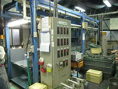 ニッケルメッキ 自動ライン （新共立化工株式会社製）